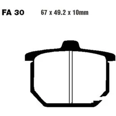 Brake pads std ebc FA030