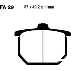 Brake pads std ebc FA029
