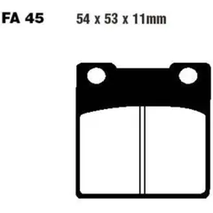 Bremsbeläge Bremsklotz Standard EBC FA045
