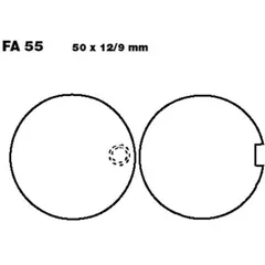 Brake pads std ebc FA055