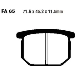 Brake pads std ebc FA065