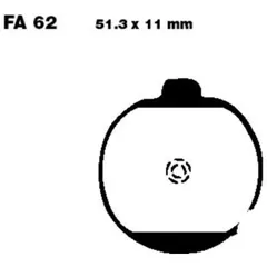 Bremsbeläge Bremsklotz Standard EBC FA062