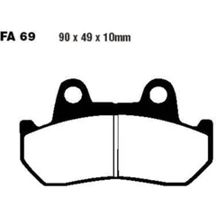 Brake pads sintered hh ebc FA069HH