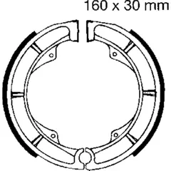 Brake shoes inc springs ebc S606