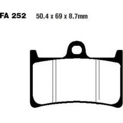 Brake pads sintered epfa ebc EPFA252HH