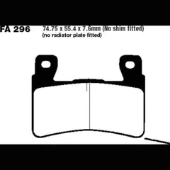 Brake pads sintered hh ebc FA296HH