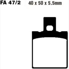 Brake pads std ebc FA0472