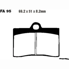 Brake pads std ebc FA095