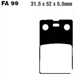 Bremsbeläge Bremsklotz Standard EBC FA099