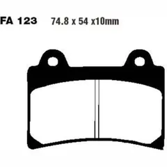 Brake pads sintered hh ebc FA123HH