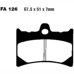 Bremsbeläge Bremsklotz Standard EBC FA126
