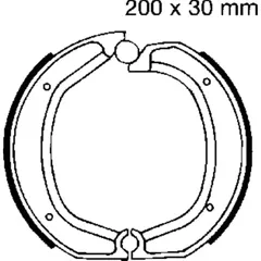 Bremsbacken ohne Feder EBC 860