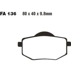 Brake pads std ebc FA136