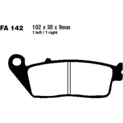 Brake pads scooter sintered hh ebc SFA142HH