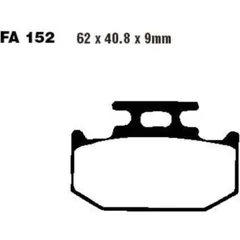 Brake pads std ebc FA152TT
