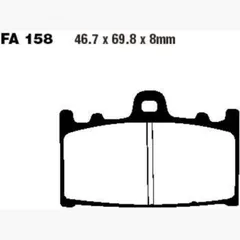 Bremsbeläge Bremsklotz Standard EBC FA158