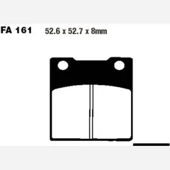 Brake pads std ebc FA161
