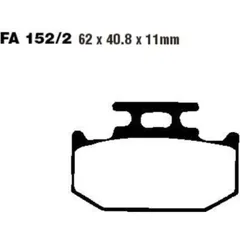 Brake pads sintered r ebc FA1522R