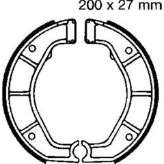 Bremsbacken ohne Feder EBC 859