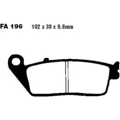 Brake pads scooter ebc SFA196