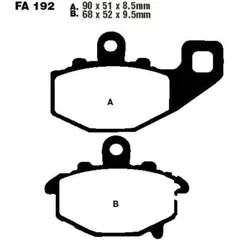 Bremsbeläge Bremsklotz Standard EBC FA192