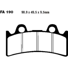 Brake pads std ebc FA190