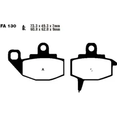 Brake pads sintered r ebc FA130R