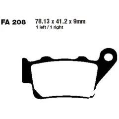 Brake pads std ebc FA208TT