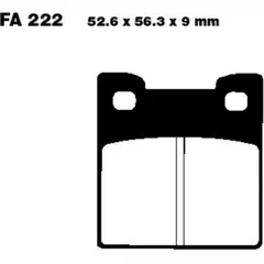 Bremsbeläge Bremsklotz Standard EBC FA222