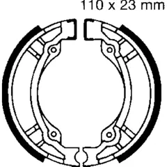 Bremsbacken ohne Feder EBC 897