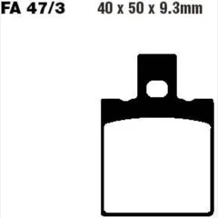 Bremsbeläge Bremsklotz Standard EBC FA0473