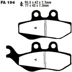 Brake pads scooter ebc SFA194