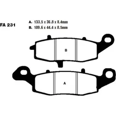 Brake pads std ebc FA231