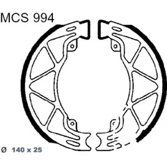 Brake shoes inc springs trw MCS994