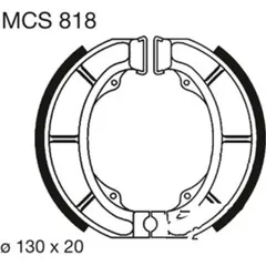 Brake shoes inc springs trw