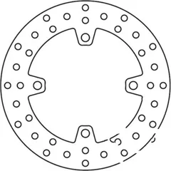 Bremsscheibe starr TRW MST245
