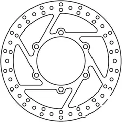 Brake disc trw lucas MST230