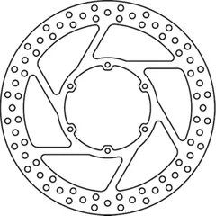 Brake disc trw lucas MST337