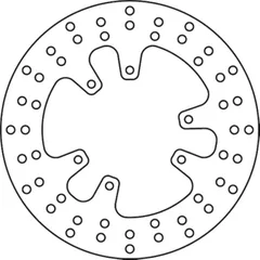 Bremsscheibe starr TRW MST349