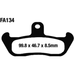 Bremsklotz Standard EBC passend für: Gilera RC