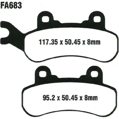 Bremsklotz Standard EBC passend für: CAN - AM Outlander 7370183