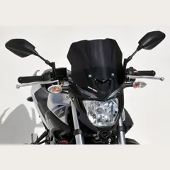 Naked Bike Scheibe Windschutzscheibe für: YAMAHA MT-03 RH12, MT-03 RH07