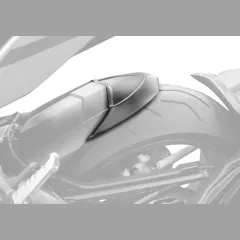 Hinterradabdeckungsverlängerung - schwarz-matt Kotflügel für: YAMAHA MT-09 Sport Tracker RN29, MT-09 SP RN43