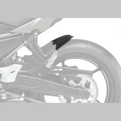 Hinterradabdeckungsverlängerung - schwarz-matt Kotflügel für: KAWASAKI Z650 ER650H, Ninja 650 EX650K