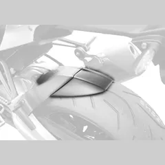 Rear hugger extension - matt black for: BMW S 1000 RR K10, S 1000 RR K46