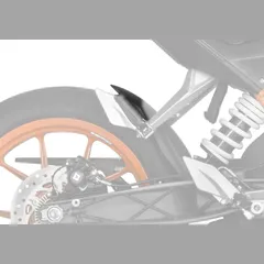 Hinterradabdeckungsverlängerung - schwarz-matt Kotflügel für: KTM 390 Duke KTM IS Duke, 125 Duke KTM IS Duke