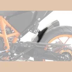 Hinterradabdeckungsverlängerung - schwarz-matt Kotflügel für: KTM 690 Duke R KTM 690 Duke, 690 Duke KTM 690 Duke