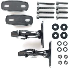 MAGAZI fairing Mirror adapter quantity unit pair - black for: HONDA Integra 750 RC71, CBR900RR SC50 KAWASAKI Ninja 125 BX125A, Ninja