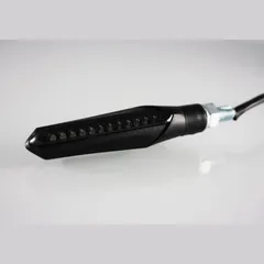 sequential LED-indicator RC-40 left/right - black for: HONDA NC700X RC63, NC700S RC61 HUSQVARNA Vitpilen 401 HQV401, Svartpilen 701 H