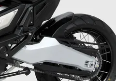 Rear hugger with alu chain guard - black for: HONDA X-ADV RC 95